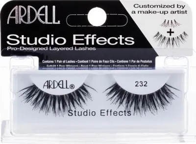 Obrázok produktu pre Ardell | Umelé riasy, Studio Effects #232, Umelé riasy, Predlžovanie rias, Nalepovacie riasy