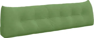 Immagine prodotto di vidaXL Cuscino per lo schienale verde chiaro 180 x 24 x 50 cm in velluto