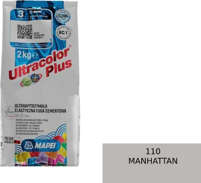 A bag of Mapei Ultracolor Plus grout.