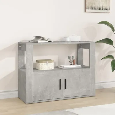 Zdjęcie produktu dla vidaXL Kredens betonowy szary 80x30x60 cm materiał drewnopochodny