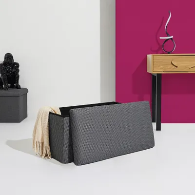 Image de Coffre Banc Pliable Atome Gris