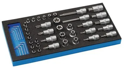 Image de Jeu d'outils 46 pièces, module 1/3, clés à douille
