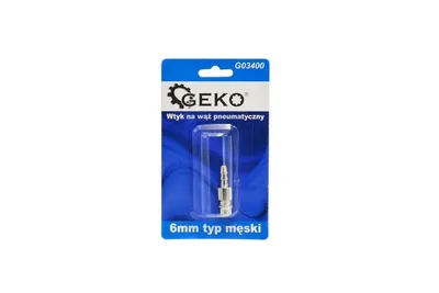 Obrázek produktu pro GEKO Rychlospojka vzduchová, vsuvka pro hadici, 6mm, samec G03400