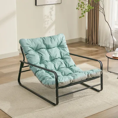 Immagine prodotto di Poltrona - Poltrona da salotto - Poltrona girevole - Schienale ergonomico curvo