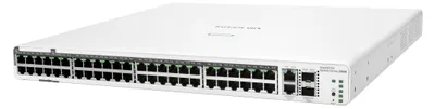 Produktbild von HPE Networking Instant On 1960, 48 Gigabit-Anschlüsse, 2x 10 Gigabit-Anschlüsse, 2 SFP+-Anschlüsse