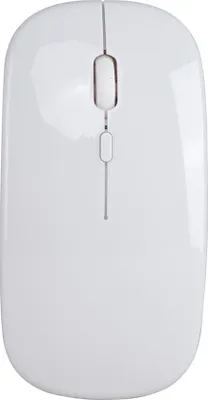 Image de HXSJ Souris sans fil 2.4G Souris ultrafine et silencieuse Souris portable et fine Souris rechargeable 10m / 33ft transmission sans fil【Blanc】