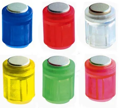 Produktbild von Magnet Power Zylinder 14x19mm VE=30 Stück Kristallfarben sortiert