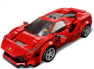 Produktbild von LEGO 76895 Speed Champions Ferrari F8 Tributo, Modellauto, Spielzeugauto, Spielzeug für Kinder ab 7 Jahre, Rennauto als kleines Geschenk