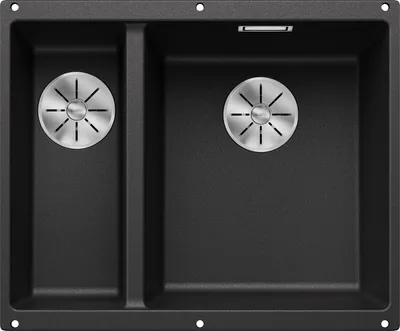 Immagine prodotto di BLANCO SUBLINE 340/160-U, SILGRANIT® PuraDur®, antracite, vasca principale destra, senza scarico telecomando
