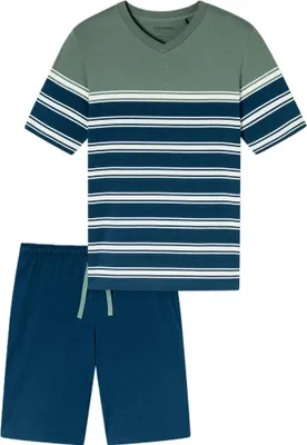 Produktbild von Schiesser Schlafanzug kurz khaki 58