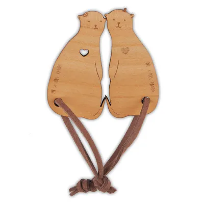 Produktbild von Mr. & Mrs. Panda Partner Schlüsselanhänger Erdmännchen Verliebt - Geschenk, Paare, Paar, Anhänger, Freundin, Freund, Liebe, Hochzeit, Pärchen