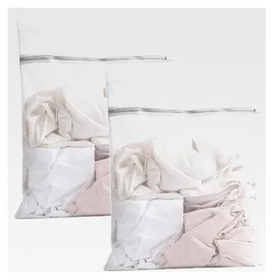 Produktbild von Wäschenetze für die Waschmaschine, 2 Stück Wäschebeutel für Blusen, Schuhe und Unterwäsche (40x50cm)