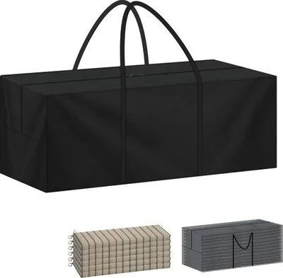 Produktbild von Famanu Aufbewahrungstasche für Gartenkissen - Wasserfeste Schutzhülle - 140x40x60 cm