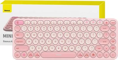 Produktbild von Baseus K01A Kabellose Tastatur Rosa