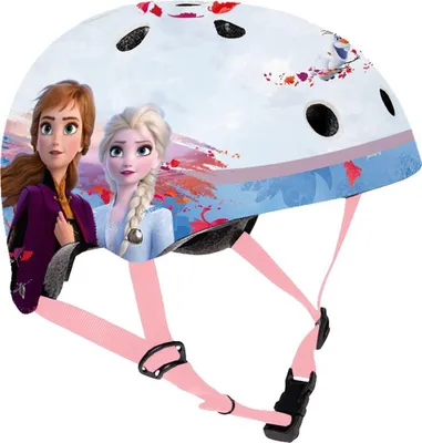 Immagine prodotto di Casco per Bambina Misura 53-55 cm con Fori di Aerazione con Licenza   Frozen