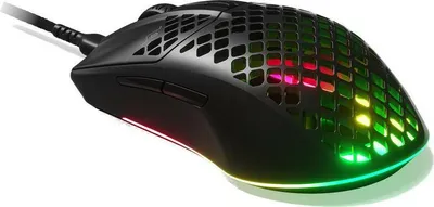 Obrázek produktu pro Steelseries Aerox 3, Pro praváky, Optický, USB typu C, 8500 DPI, 1 ms, Černá