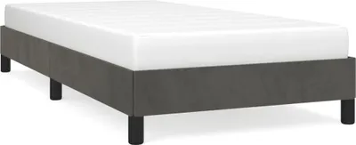 Obrázek produktu pro vidaXL Rám postele bez matrace tmavě šedý 90x190 cm sametový