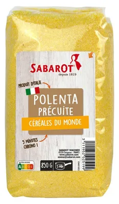 Produktbild von Sabarot Polenta 850g – Feine Maisgrieß, glutenfrei, vielseitig, hochwertig