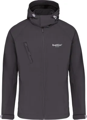 Image de Ballin Est. 2013 Softshell Hooded Jas Gris - Grand S