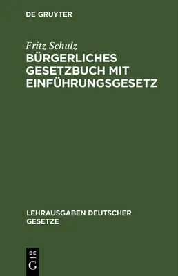 Produktbild von Bürgerliches Gesetzbuch mit Einführungsgesetz