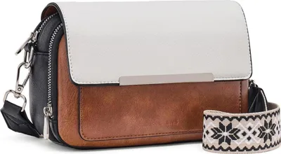 Obrázek produktu pro Dámská kabelka přes rameno z veganské kůže Crossbody Shoulder Bag Black