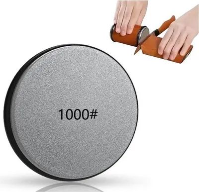 Produktbild von Profi Messerschärfer - Handschärfer - Diamantmesser 1000# - für Küchenmesser, Outdoor-Messer, Klappmesser und Scheren