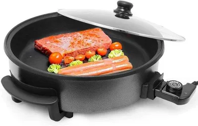 Obrázek produktu pro Elektrické multifunkční pánve 42 cm – ideální na pizzu, pečení a oslavy