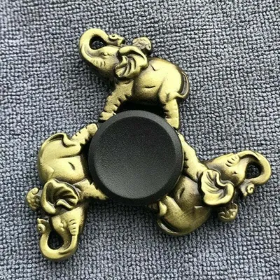Produktbild von Tinisu Fidget Spinner Kreisel Anti Stress Rainbow Metall Finger ADHS