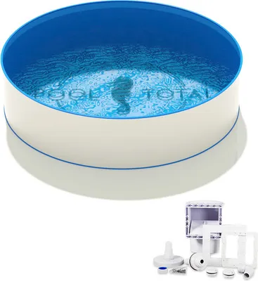Produktbild von POOL Total Aufstellbecken SET BASIC Ø 2,50 x 0,90m Folie 0,6mm