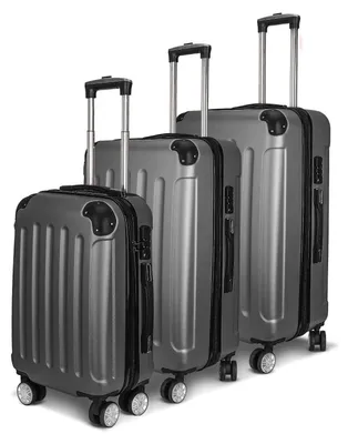 Productafbeelding van Set van 3 Harde Koffers met 360° Spinner Wielen