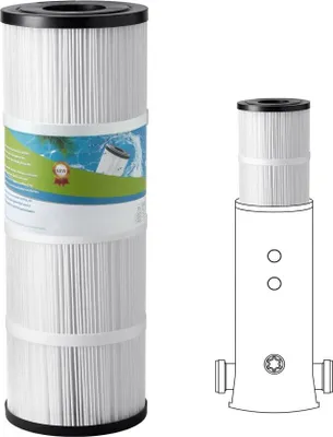 Obrázek produktu pro Bazénová filtrační vložka 4,6 m² - Náhradní filtr pro Hayward C500 - Filtrační vložka Pleatco PA50 - Příslušenství k bazénům