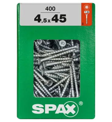Immagine prodotto di Vite universale SPAX a testa svasata Trx T 20 4,5x45 (400 pezzi)