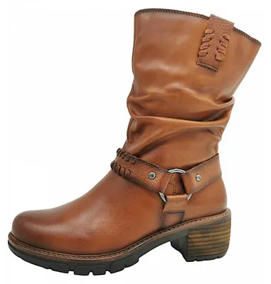 Image de Bottes pour femmes Pikolinos SAN SEBASTIA, fermeture éclair, couleur marron, style décontracté