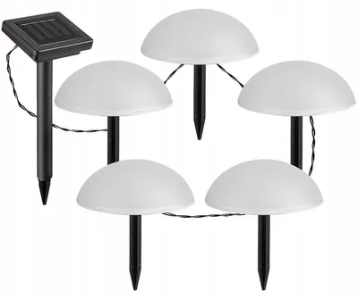Produktbild von SuperLED Solarlampen Kugel 5er Set Solar Gartenleuchten