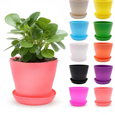 Produktbild von InAndOutdoorMatch - Blumentöpfe - 10 cm - Kunststoff, KI-generiertes Bild