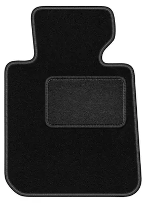 Produktbild von Fahrermatte Velours für BMW 1 E81 2007-2012 (Schrägheck) – 1-tlg, Schwarz, passgenau – Wielganizator LUX