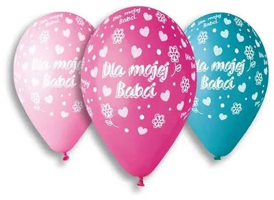Obrázek produktu pro Latexové balónky pro babičku, 32,5 cm, 5 ks.