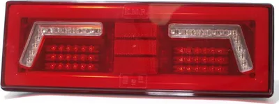 Produktbild von WAS W150DD 1123 LED Rückleuchte universal 12 bis 24 V IP66 und IP68 236 x 104 mm Kabel 2 m für Anhänger Lkw und Pritschenwagen