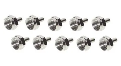 Produktbild von shiverpeaks BS85333-10, F-Typ, F, Edelstahl, 10 Stück(e)