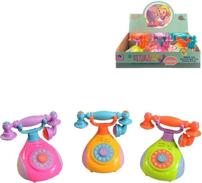 Productafbeelding van Babytelefoon met muziekfunctie, werkt op batterijen