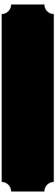 Image de Autocollant tableau noir – autocollant mural effaçable – décoration de porte – 195 x 55 cm