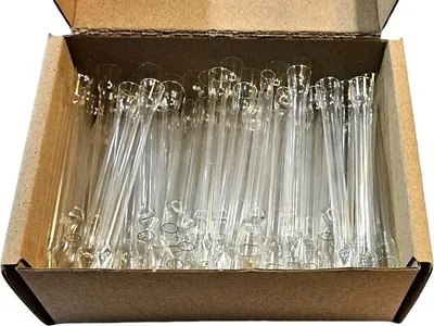 Produktbild von Gerade Glaspfeife 7,8 cm 100 Stück