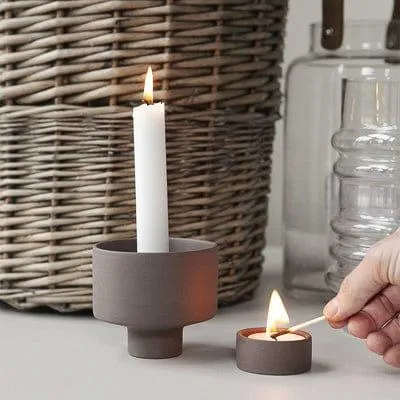 Produktbild von Liaved Kerzenhalter Set - braun