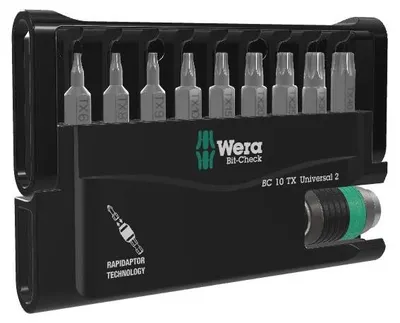 Productafbeelding van Bit-check 10 Tx Universele Set Rapidatorhouder 10 St