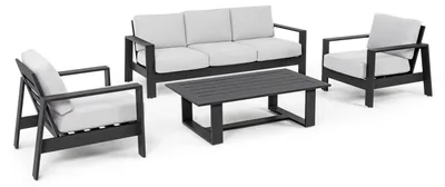 Produktbild von Lounge 4er Set Baltic Aluminium Anthrazit