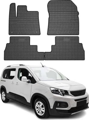 Immagine prodotto di 2018-2024 Peugeot Rifter/e-Rifter Tappetini TPE Nero 4x