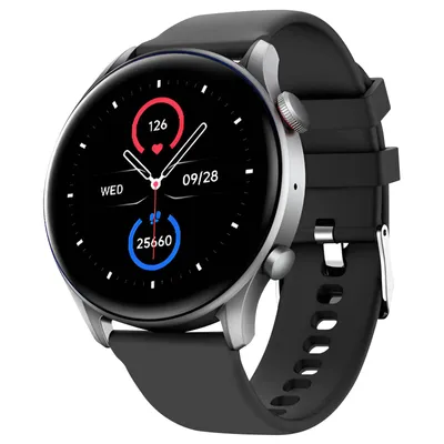 Obrázok produktu pre Riversong, okrúhle inteligentné hodinky Motive 6C Pro, vodotesné IP68, čierne