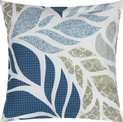 Immagine prodotto di Federa in cotone - 40x40 cm - Blu,Beige