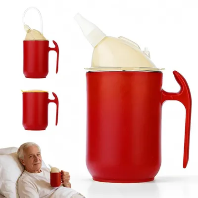Productafbeelding van 3-in-1 Drinkbeker voor Senioren met Handvat