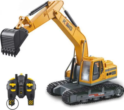 Produktbild von 1:12 Simulation Engineering Fahrzeugmodell Fernbedienung Bulldozer Crane Dump Truck Toys für Jungen 6827l